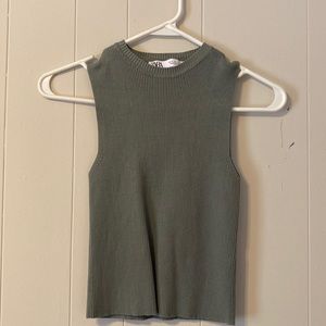 ZARA Ribbed Tank Top
